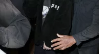 Adin Ross was seen leaving the Cosmopolitan Hotel for the Fanatics party the day before the Super Bowl