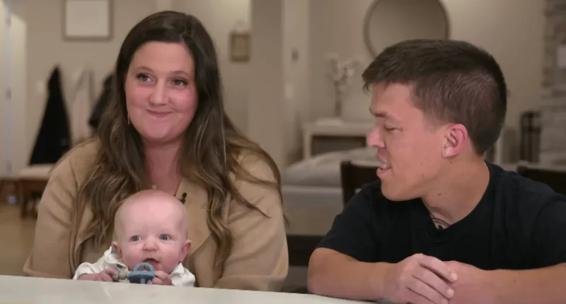 Tori and Zach Roloff and Baby