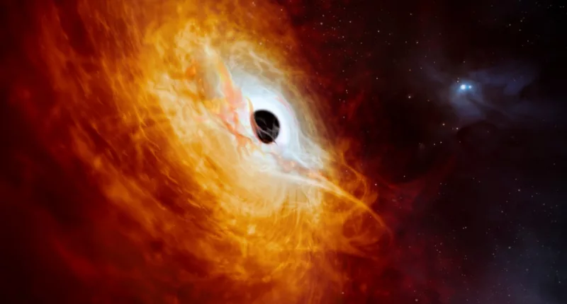 Astronomers find what may be the universe’s brightest object with a black hole devouring a sun a day