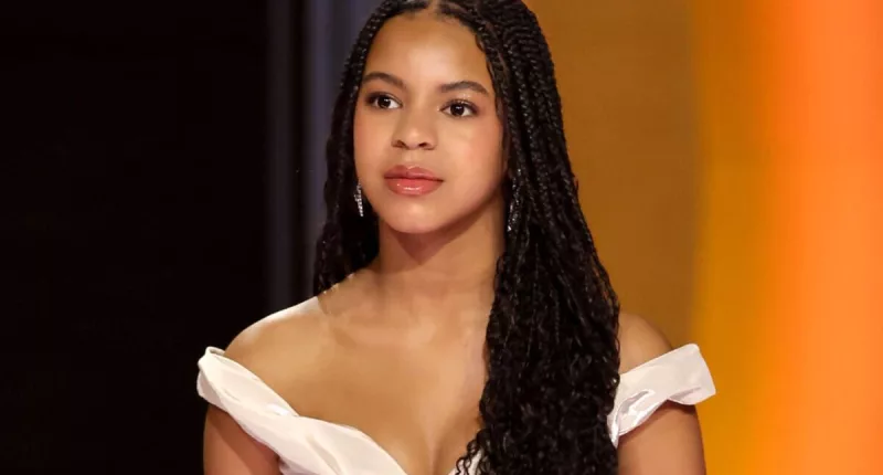 Beyonce's daughter Blue Ivy leaves fans bewildered as she joins dad on Grammy Awards stage