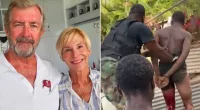 Bloodied suspect in missing Americans' Caribbean yacht hijacking tossed into truck during arrest, video shows
