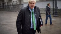 Former British Prime Minister Boris Johnson in Kyiv in January 2023