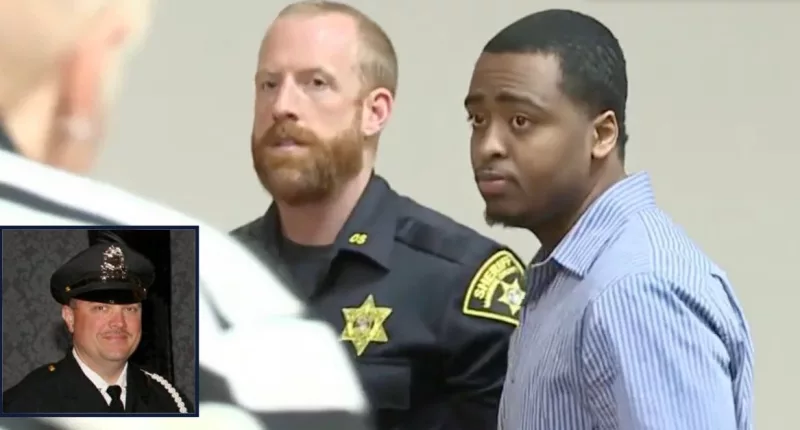 Cop killer 'had a smirk on' while getting sentenced to life