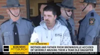 Jacob William Weight (pictured center in white hoodie) was arrested after 911 were called into his home to check on his unresponsive 6 year old daughter