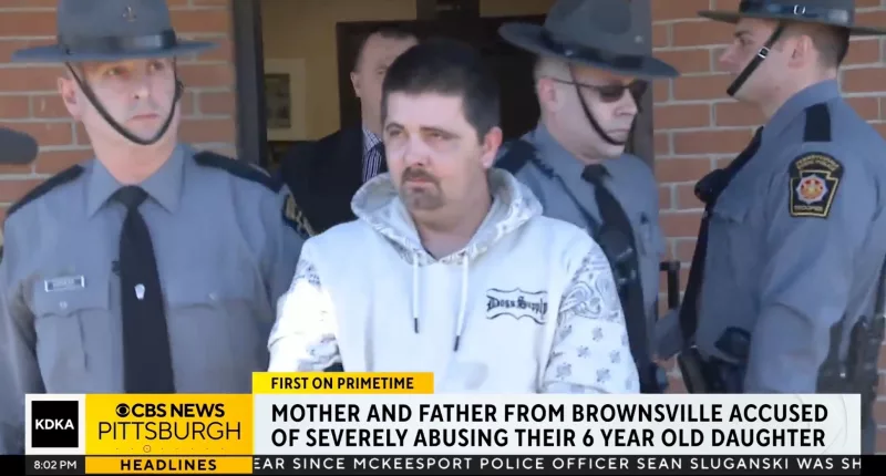 Jacob William Weight (pictured center in white hoodie) was arrested after 911 were called into his home to check on his unresponsive 6 year old daughter