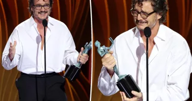'Drunk' Pedro Pascal gives emotional speech after win at SAG Awards 2024