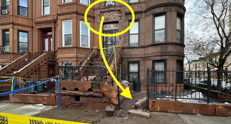 Elderly NYC woman struck dead by falling window façade while shoveling snow