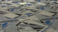 Don't let the colors and patterns distract you from finding the skateboard