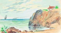Four beasts lurk in this shoreline scene - but you're among just a handful of Brits if you spot them all in under five seconds