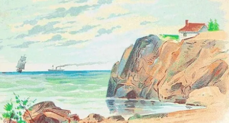 Four beasts lurk in this shoreline scene - but you're among just a handful of Brits if you spot them all in under five seconds
