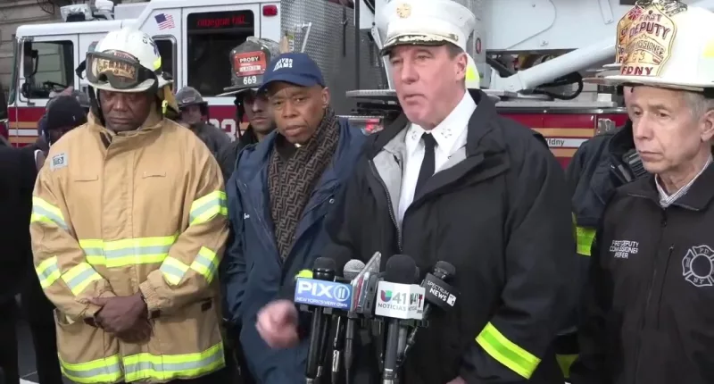 'Heroic' firefighters use rare rope drill to rescue 3 people from burning NYC building