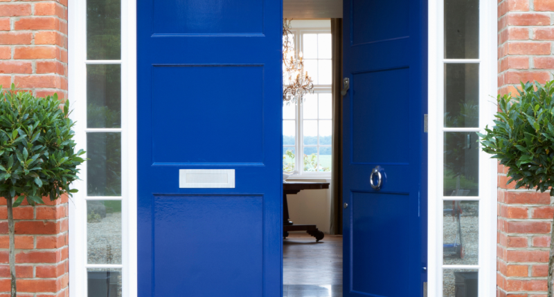 A door make over is a good way to add quiet luxury to the home