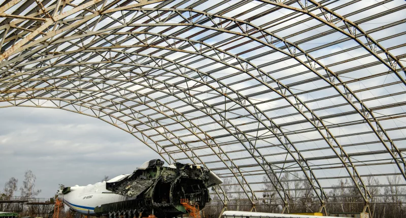 The Airport in Hostomel was Putin's first point of attack in his brutal invasion