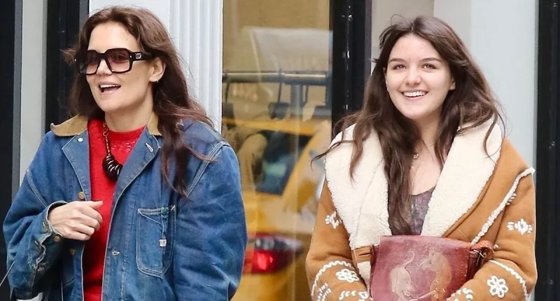 Katie Holmes, 45, and daughter Suri Cruise, 17, look like sisters