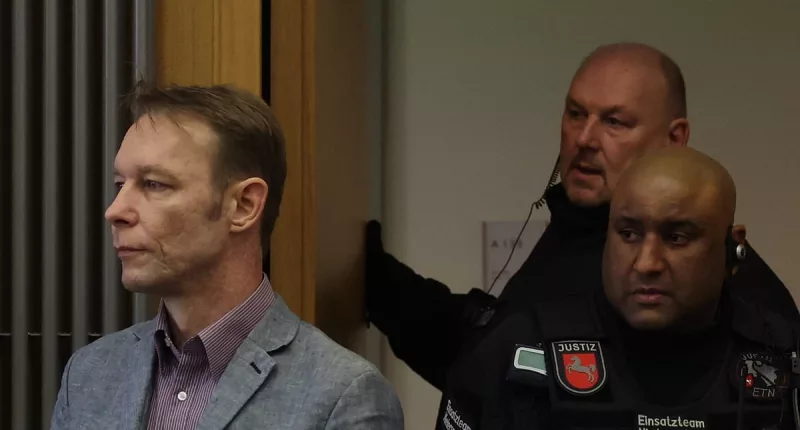 Madeleine McCann suspect Christian Brueckner arrives in court
