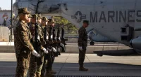 Memorial held for five Marines killed in helicopter crash