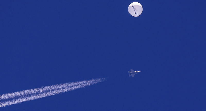 Military tracks high-altitude balloon over western US
