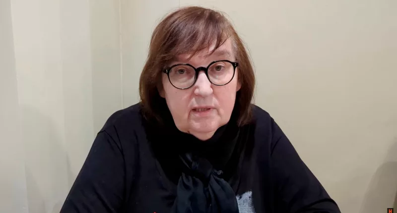 Navalny's mother Lyudmila speaks in a video statement on Thursday