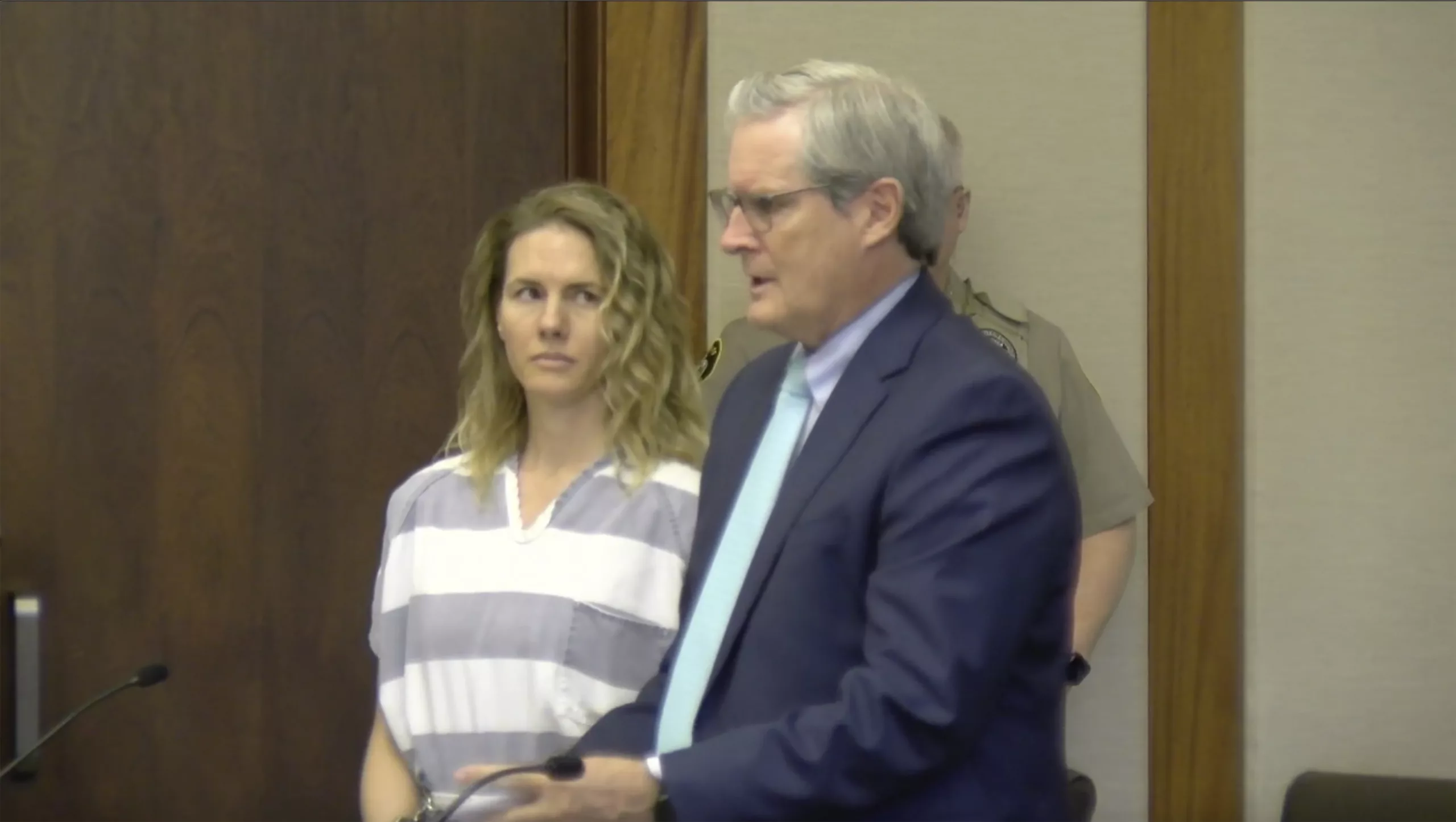 Disgraced YouTuber Ruby Franke, seen at a hearing on December 18, 2023, in St. George, Utah, is facing up to 60 years in prison after she pleaded guilty to child abuse