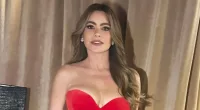 Sofia Vergara puts on busty display in sizzling red gown at SAG Awards - and has reunion