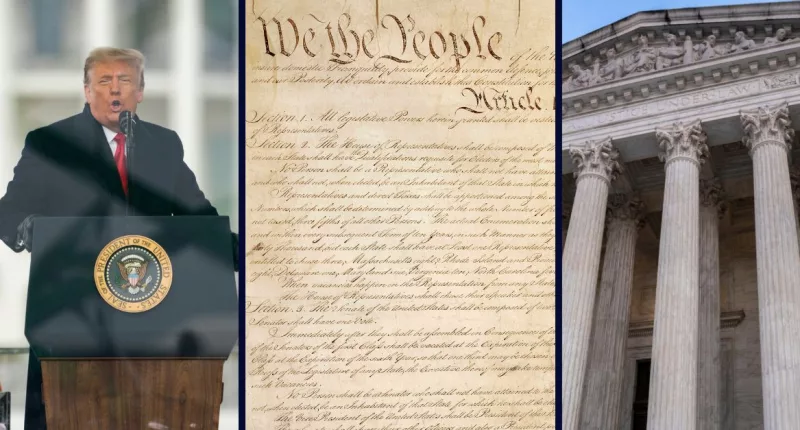 Supreme Court weighs whether Trump disqualified from ballot