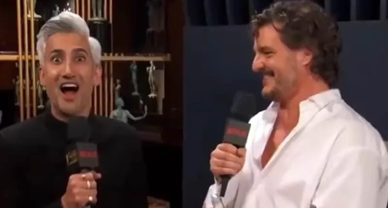Tan France ROASTED for 'awkward' flirting with Pedro Pascal