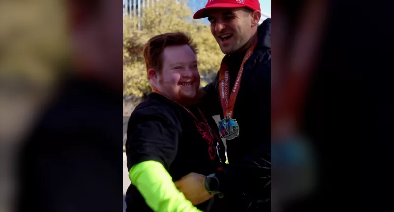 Teenager with Down syndrome completes Austin half marathon
