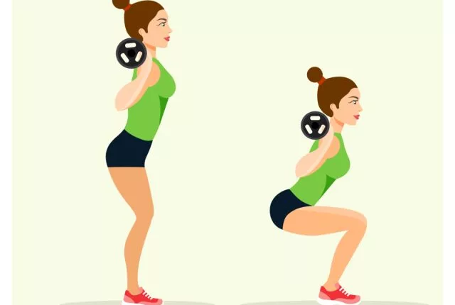 barbell squats