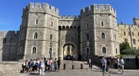 A trespasser sparked a security scare by snooping around the King’s private garden at Windsor Castle
