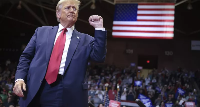 Trump marks new phase in campaign, pivoting from Haley to Biden