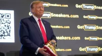 Trump unveils $400 'Never Surrender' sneakers at Philly's Sneaker Con