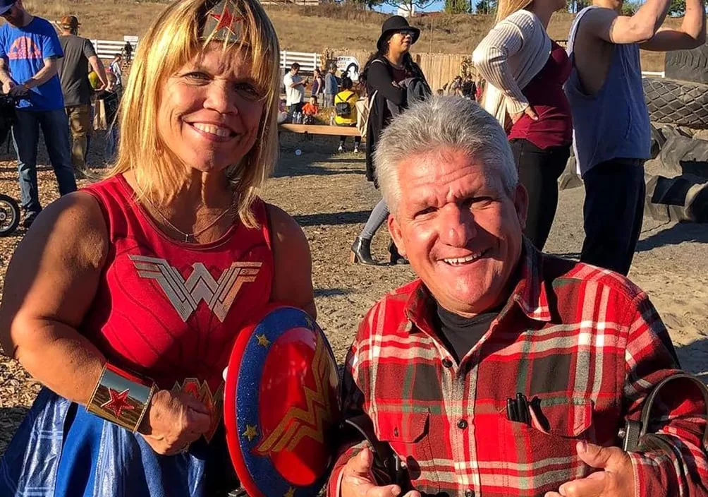 Amy and Matt Roloff on the farm