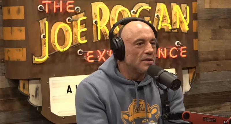 Joe Rogan expressed both awe and concern at Tesla's latest batch of humanoid robots warning they may one day be outfitted with guns