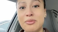A TikTok user tearfully shared her experience with a frozen SoFi account