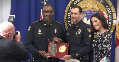 ‘I think God put me there at the right time’: Jacksonville sergeant honored one year after saving fellow officer’s life