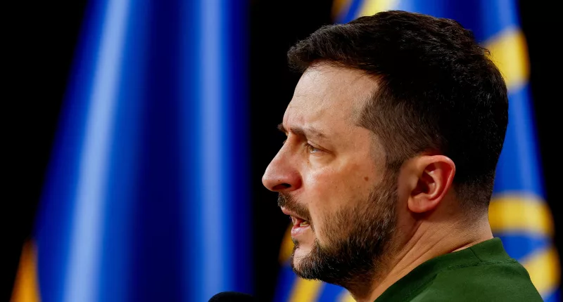 Volodymyr Zelensky made an impassioned plea to the West