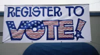 Can you register to vote at the polls today?