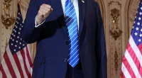 Former president Donald Trump made a victory speech in Mar-a-Lago at the end of Super Tuesday