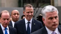 House Oversight Committee Holds Closed Door Interview With Hunter Biden Hunter Biden, son of US President Joe Biden, center, departs after an interview with the House Oversight Committee in Washington, DC, US, on Wednesday, Feb. 28, 2024. Republicans in the US Congress are formally investigating whether to impeach President Joe Biden over his family