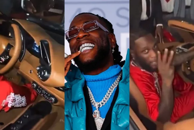 “I have 3 Ferraris, not 2” – Burna Boy reveals ownership of three multi-million naira Ferraris