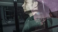 Christian Brueckner arriving at court today for his ongoing rape trial