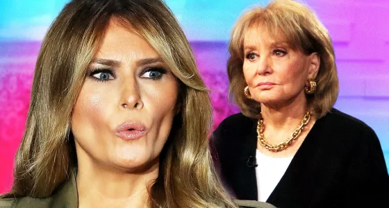 Melania Trump Was Noticeably Uncomfortable After Barbara Walters Brought Up Donald's Debate Performances