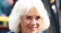 Queen Camilla arrives at Douglas Borough Council in Isle of Man