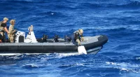 HMS Trent chased down a speedboat and seized drugs worth £220.56million