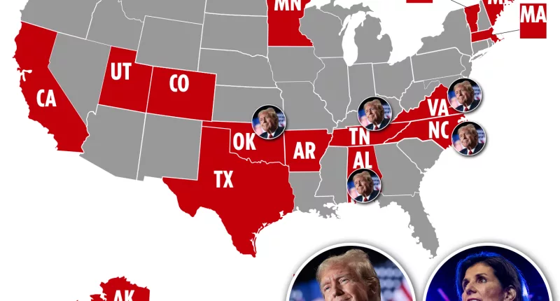 Super Tuesday 2024 LIVE — Donald Trump dominates first primary results as Nikki Haley begs ‘get out and vote’