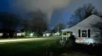 Tornado touches down in Randolph, Delaware counties