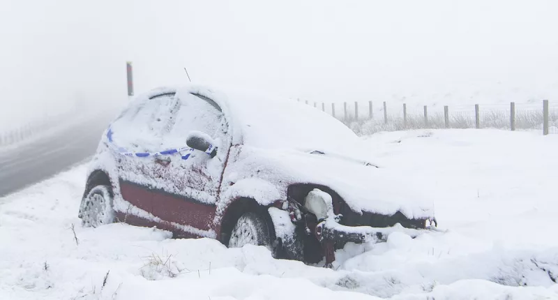UK weather snow forecast: Arctic blast will bring -7C chills to Britain as new map reveals parts of the country set to see a blanket of the white stuff