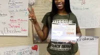 Taylor Preparatory High School educator Domonique Brown is also known as Drippin' Honey
