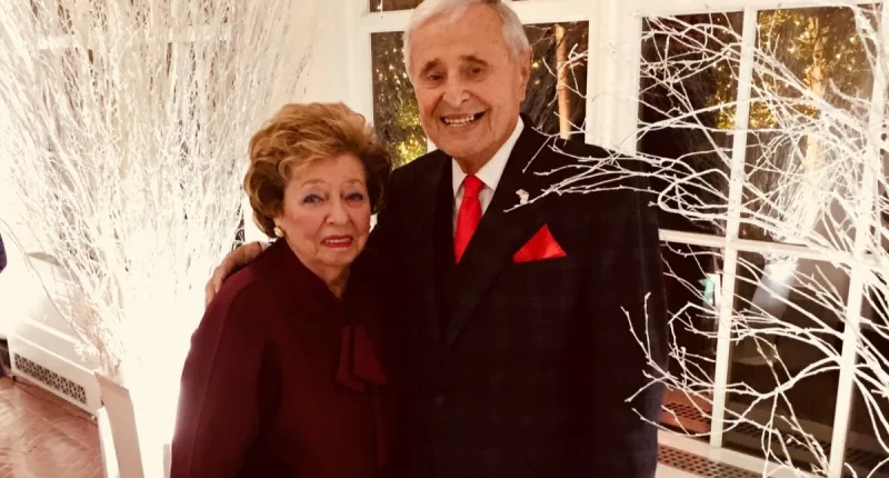 Martin Greenfield wife with her husband