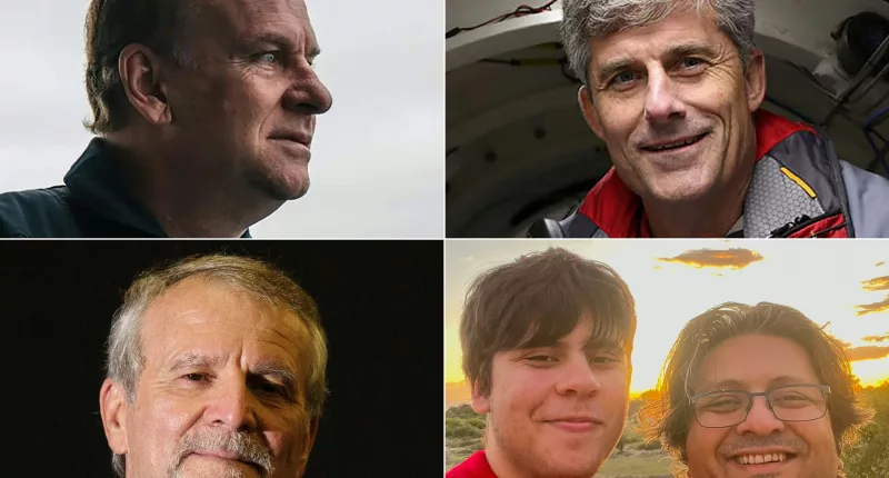 The five passengers on board the Titan